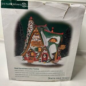Department 56 2002 North Pole Series “Hand Carved Nutcracker Factory” 56753